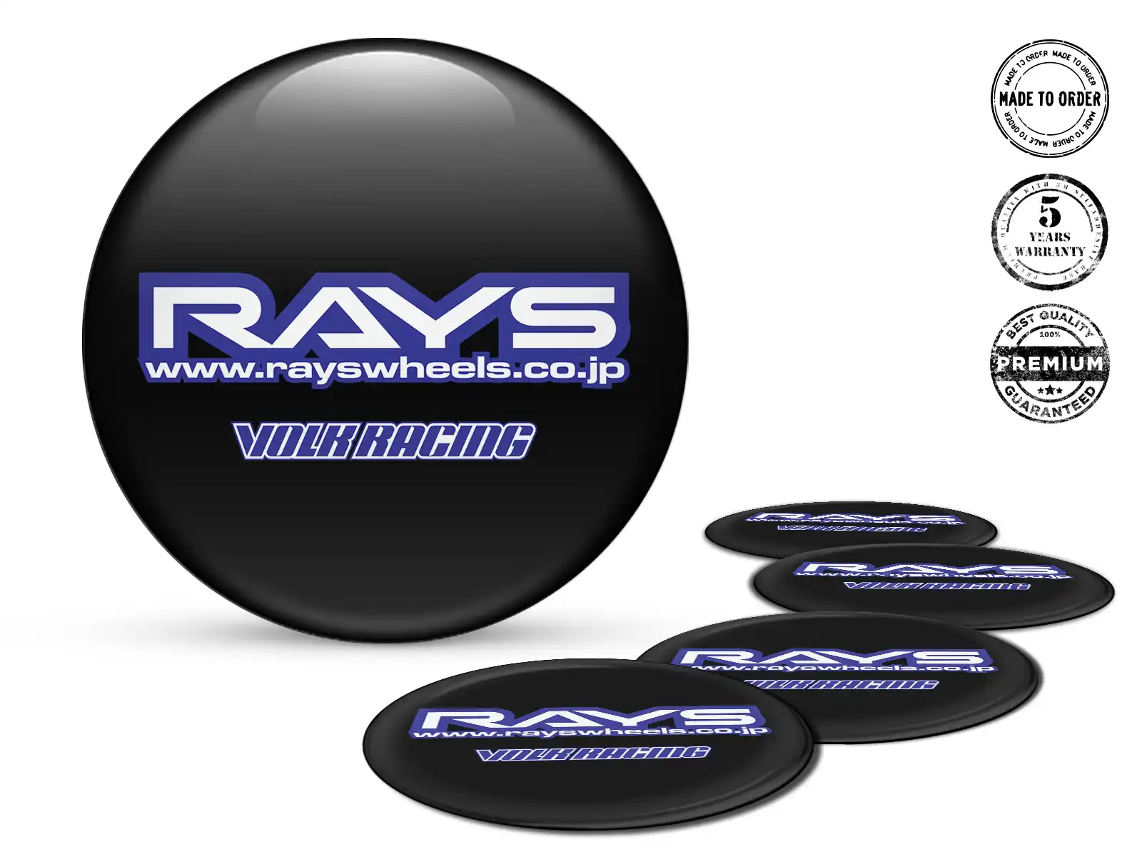 Rays Felgenaufkleber Edition Epoxy-Dome-Upgrade